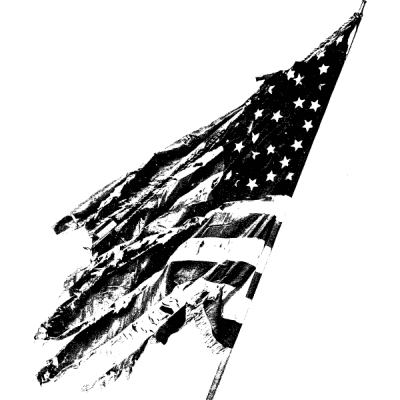 Tattered US Flag/via SVG.org