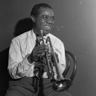 photo of Louis Armstrong by William Gottlieb/Library of Congress