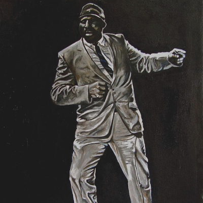Painting of Thelonious Monk by Martel Chapman
