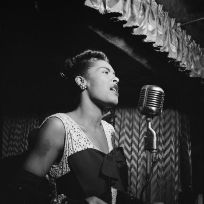 photo of Billie Holiday by William P. Gottlieb/Library of Congress